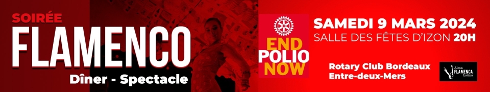 Dîner spectacle de Flamenco au profit de la lutte contre la polio